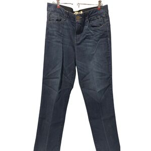 Democracy Ab Solution Skinny Jeans Dark Wash Blue Stretch Denim Pants Womens